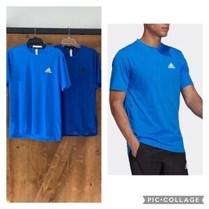 Adidas Short Sleeve Mesh Top Tee Bundle size Small in Blue